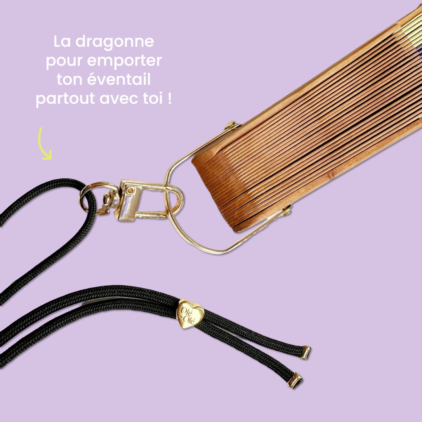 La dragonne d'éventail : Noir c'est noir