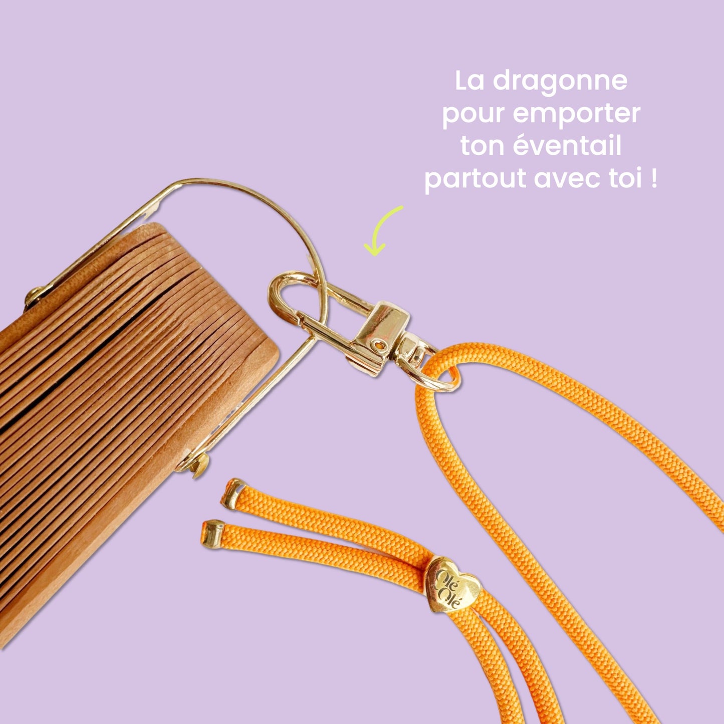 La dragonne : Orange