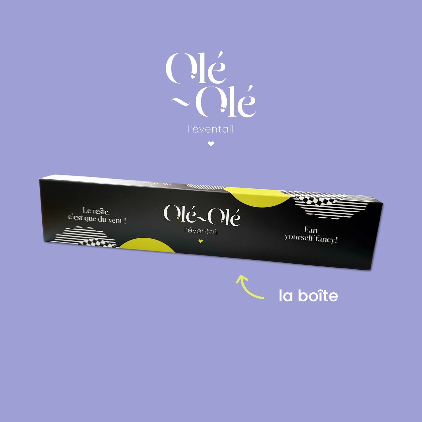 Éventail Mauve Lime