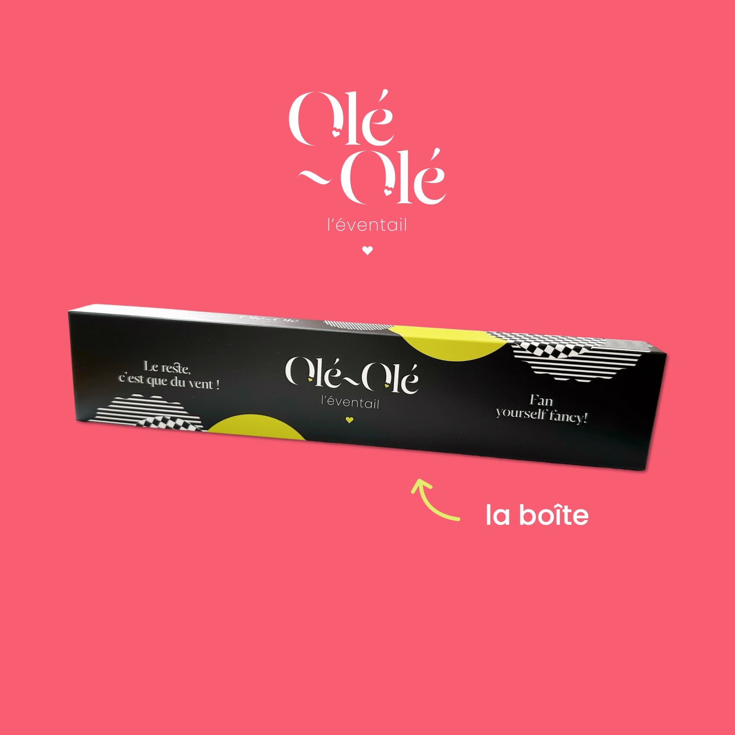 Éventail Frida Kahlo - Noir