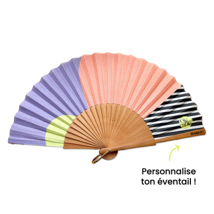 Coral personalized fan