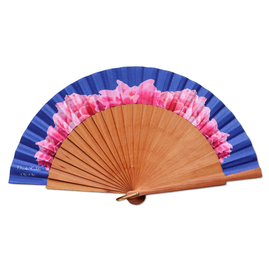 Éventail Frida Kahlo - Azul