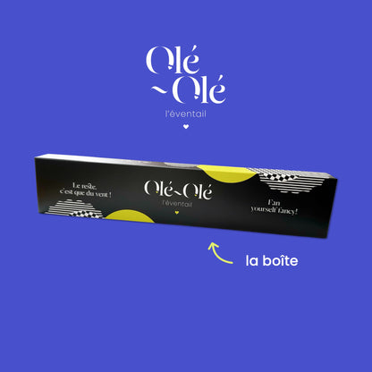 Éventail Frida Kahlo - Azul